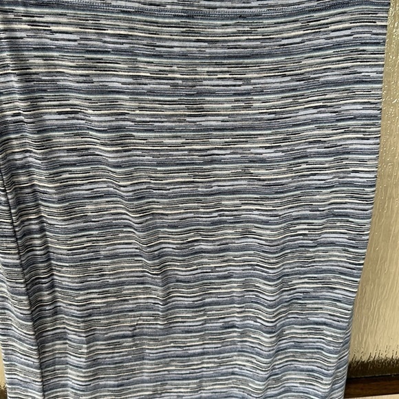 Fifteen Twenty size L blue striped MIDI skirt - Picture 4 of 6